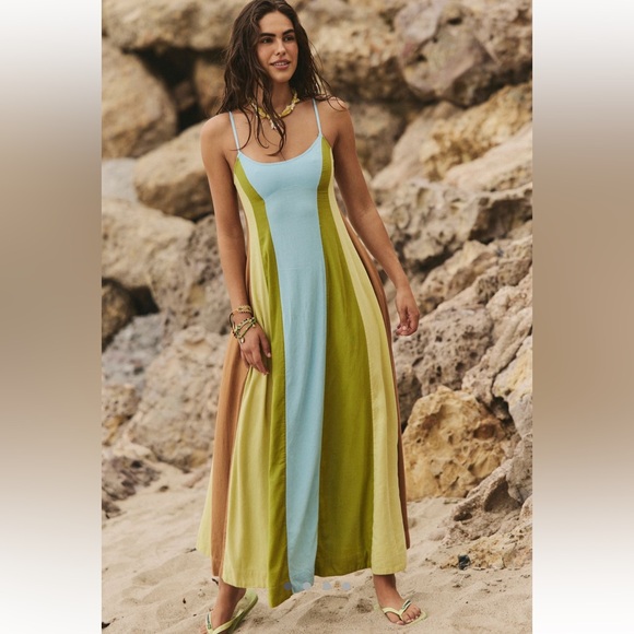 Free People Dresses & Skirts - Free People Color Harmony Maxi Dress